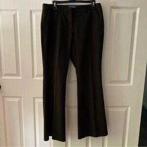 SimplyVera Vera Wang Black Flare Leg Dress Pants